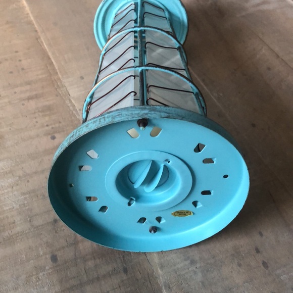 Rustic Lighthouse Lanterns with Candle Teal Costal Beach Hamptons NWT 🌊 12” - Picture 8 of 8